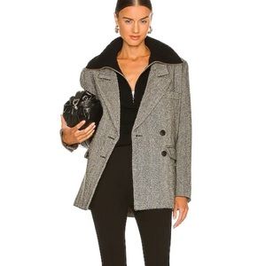 Naadam NWT BLACK CASHMERE  1/4 zip pullover sweater size S. Cable knit.